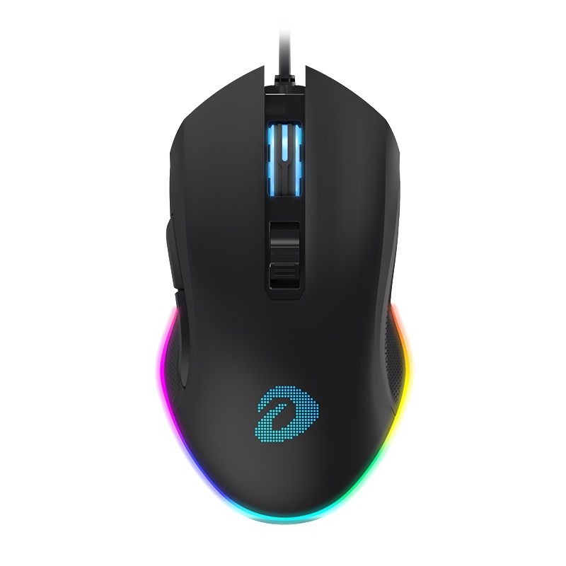 达尔优EM905 牧马人鼠标家用电脑台式游戏专用CF/LOL有线机械电竞 EM905 黑色RGB版