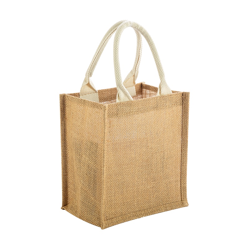 苏宁宜品花色黄麻手提袋ZJQY_HS36*32*19