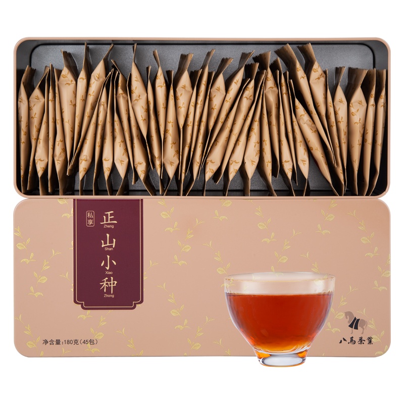 八马茶叶 武夷山原产正山小种红茶 盒装180克