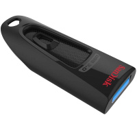 [免邮]闪迪(SanDisk)64GB U盘 USB3.0 CZ48高速推拉商务办公黑色优盘