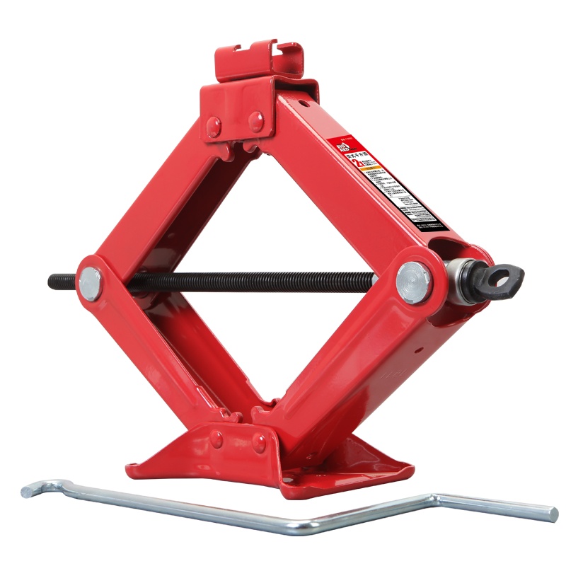 BIG RED 2吨小汽车千斤顶汽修工具手摇剪式车载千斤顶面包车换胎工具