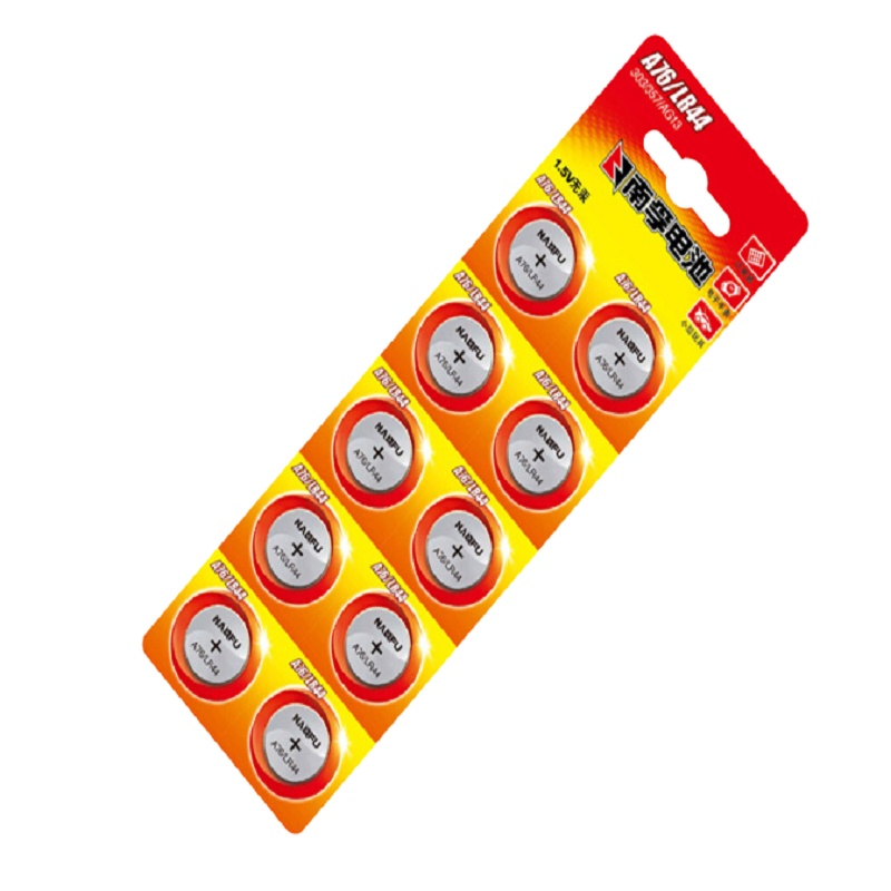 南孚(NANFU)纽扣电池LR44/AG13/A76/L1154/357A 10粒装