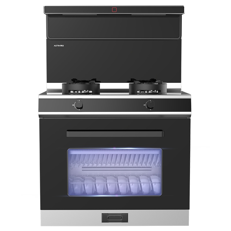 奥田(AOTIN)集成灶集成灶一体灶家用燃气灶油烟机套餐二星级消毒柜环保灶M5