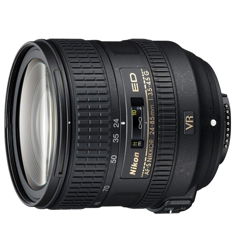 尼康(Nikon) AF-S 24-85mm f/3.5-4.5G ED VR 尼康卡口 72mm口径 广角变焦镜头