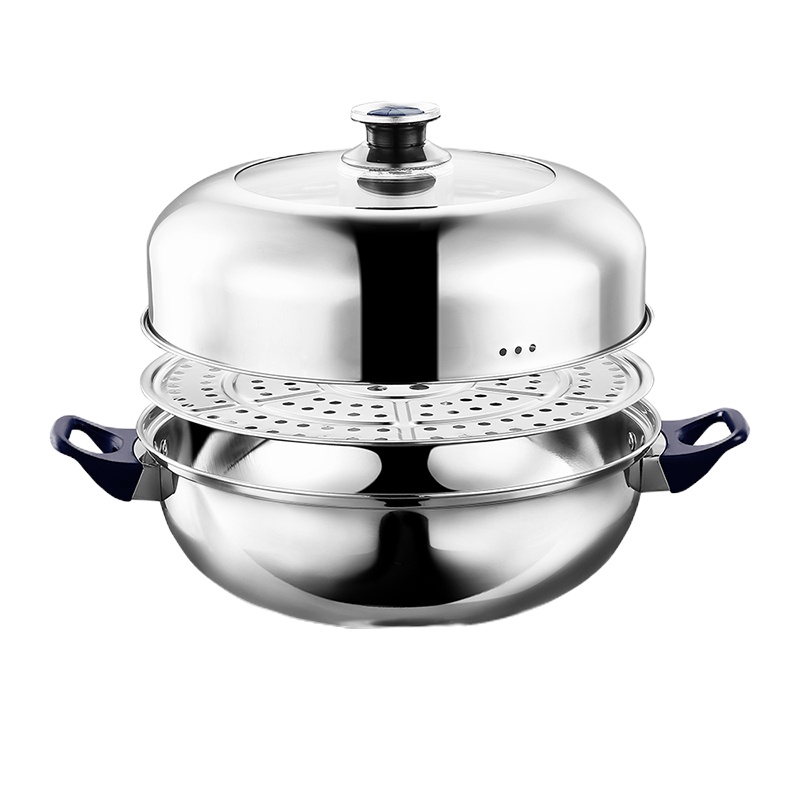 德世朗 “蒸”的爱你-多功能蒸锅DFS-D009 直径28cm