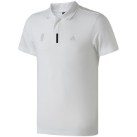 【自营】adidas男服短袖POLO衫白色翻领T恤WJ休闲运动服DW4684