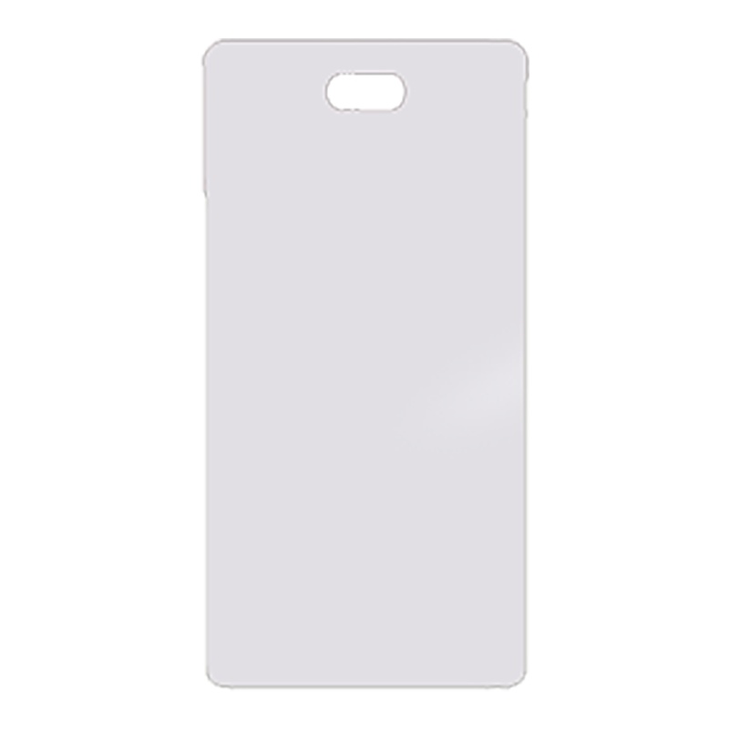 中云智创 通信机房标识牌电缆挂牌塑料光纤空白标60*80 单孔 100张装