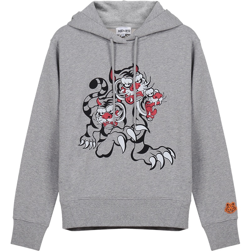 KENZO 高田贤三 女士 棉质连帽卫衣运动衫 FB5 2SW874 4ML