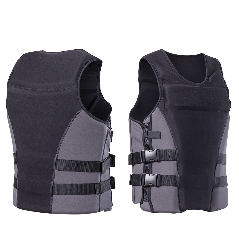 规格[成人款灰色 M/L/XL/XXl/XXXL 尺码备注 5件装]救生衣成人儿童浮力背心浮水衣钓鱼船用漂流防汛冲浪马甲