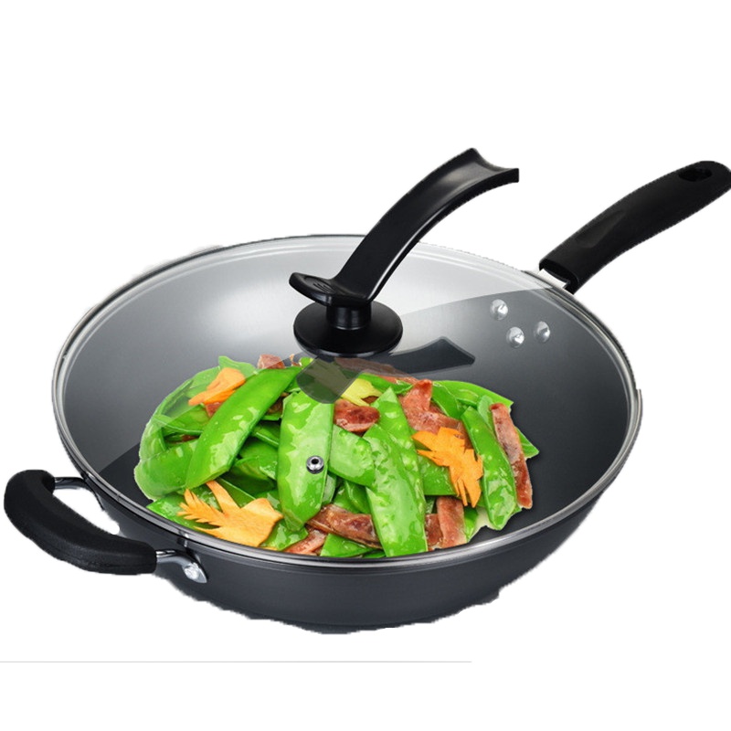气氮无涂层炒锅
