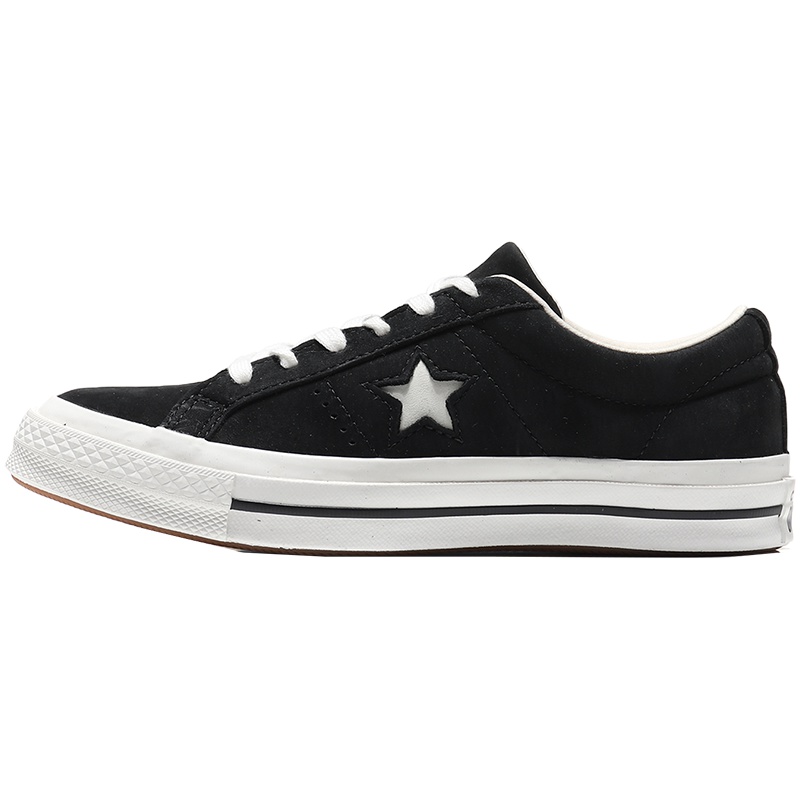 CONVERSE匡威男女板鞋ONE STAR街头复古休闲鞋161588C 161588C黑色