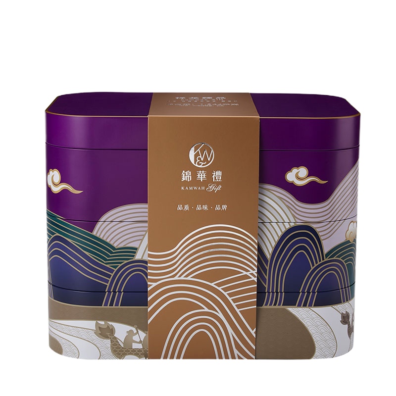 锦华礼祥龙臻品端午节鲜肉粽蛋卷糕点组盒装