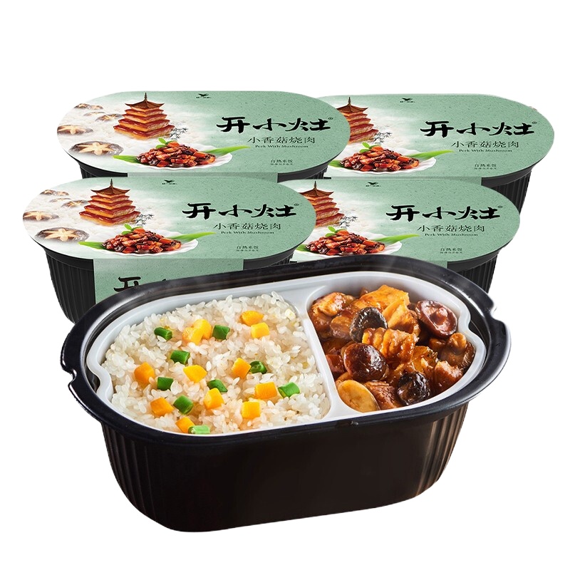 统一开小灶自热米饭 小香菇烧肉 236g/盒