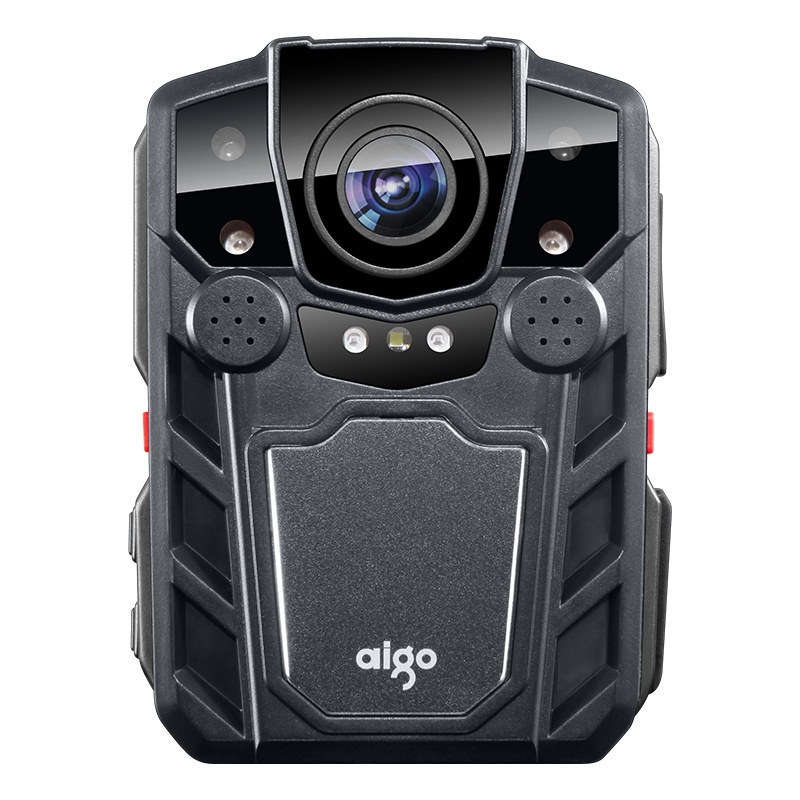 爱国者(aigo)执法记录仪DSJ-R7+高清红外夜视1296P便携加密激光定位录音录像拍照对讲支持外接摄像头黑128G