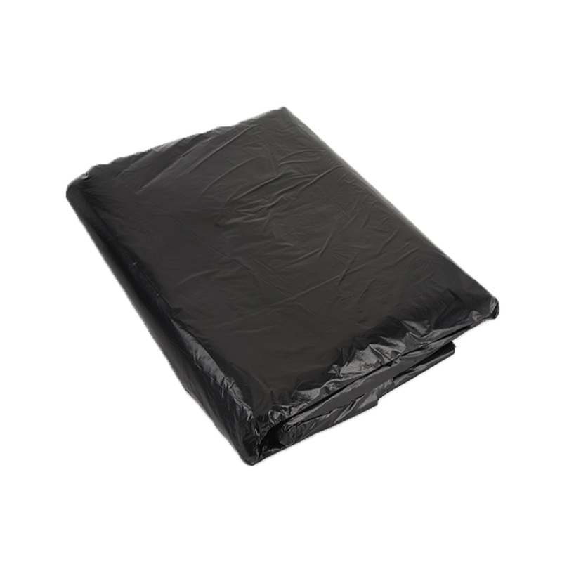 万顺通 垃圾袋大号商用物业办公加厚平口 黑色塑料袋 黑色 宽90*高125cm左右