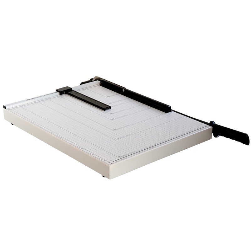 得力(deli) 钢质切纸机/切纸刀/裁纸刀/裁纸机 钢制底座 可切A3纸