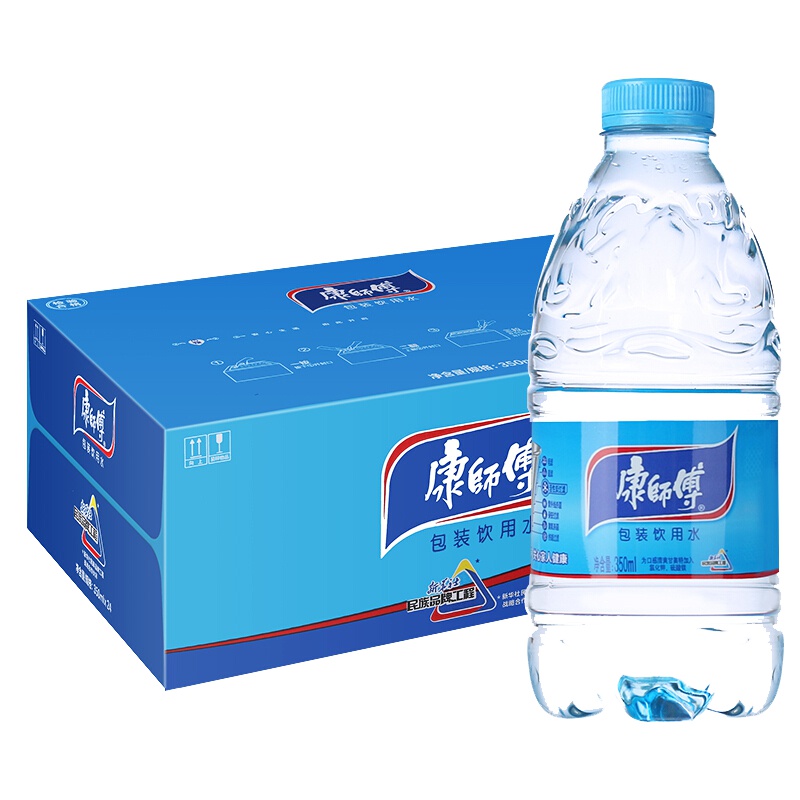 康师傅 饮用水矿泉水矿物质水350ml*24瓶