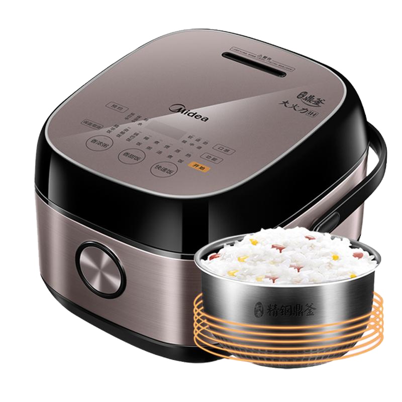 美的电饭煲煮饭锅4L升智能全自动家用预约IH电磁加热HS4075