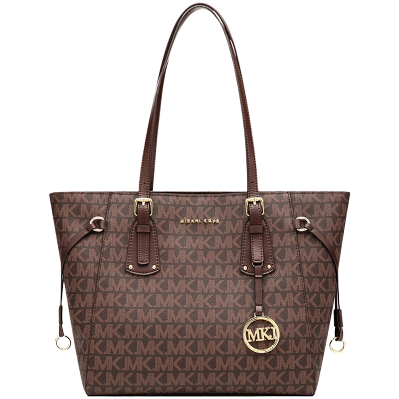 正品MKJ女包欧美时尚大容量托特包新款2021手提斜跨包百搭女士单肩大包