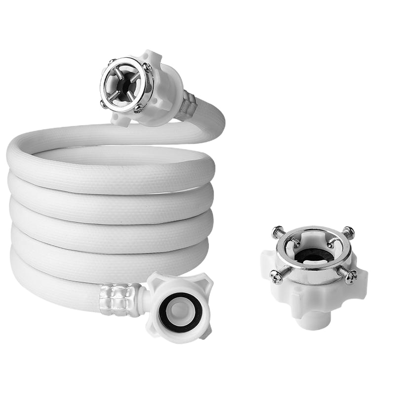 适用自动洗衣机进水管闪电客波轮滚筒注水管加长配件海尔 小天鹅洗衣机进水管2.0米