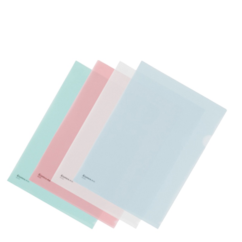 齐心 COMIX E310 办公必备 二页文件套 A4 透明 10个装