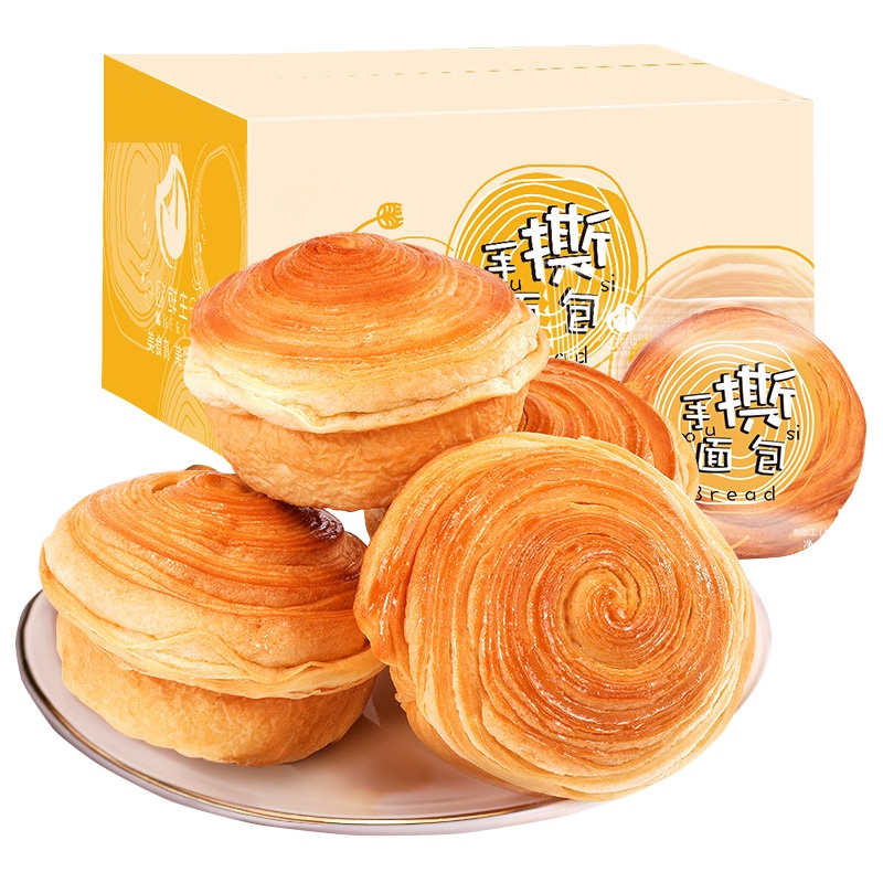 全麦手撕面包蛋糕营养早餐小面包休闲网红食品糕点