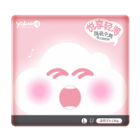 一朵悦享训练拉拉裤L码22片装 男女宝宝通用尿不湿婴儿大号成长裤超薄透气干爽学步裤