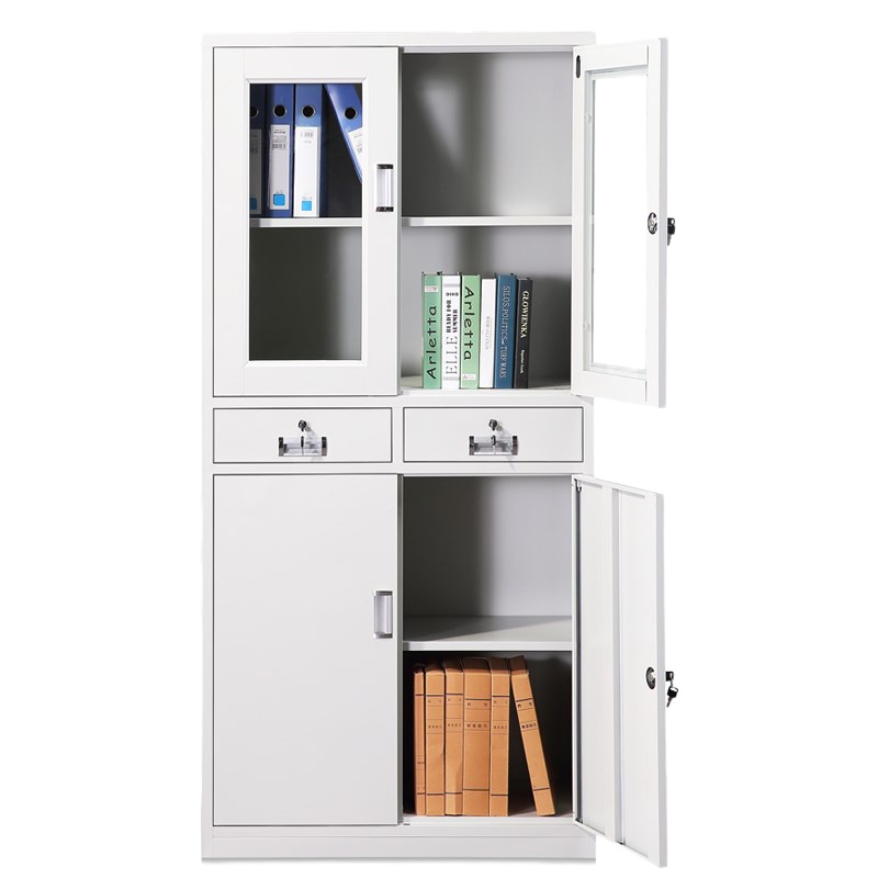 洛来宝 文件柜加厚 中二斗 850*390*1800mm