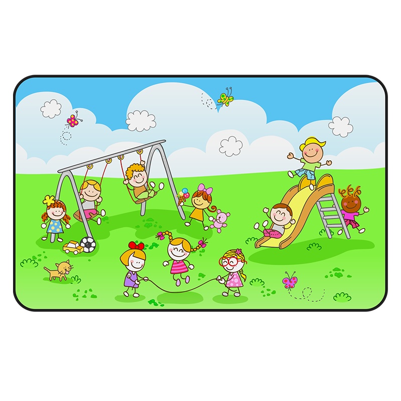 趣行 汽车遮阳帘 磁性车用窗帘 通用型车载防晒隔热侧车窗遮阳挡 儿童乐园-后排窗户单片