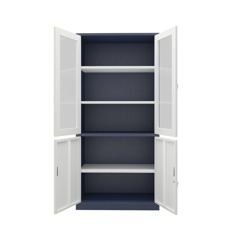 <万保>钢制文件柜 办公家具 铁皮文件柜 钢制办公柜 拆装大器械柜 上体透明档案柜