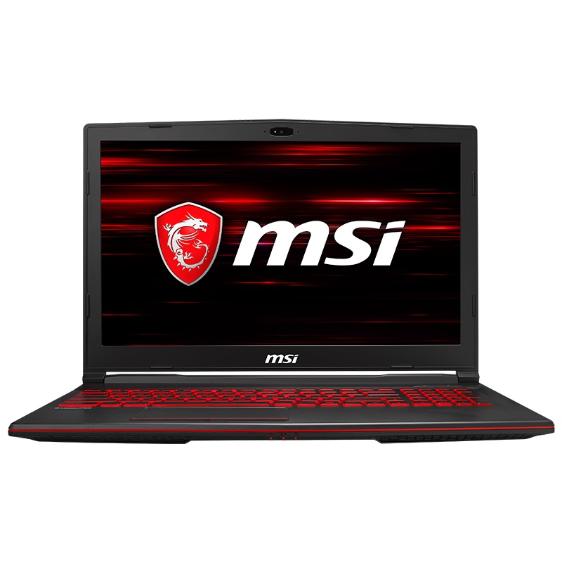 微星(msi) GL63 15.6英寸游戏本笔记本电脑（I7-9750H GTX 1660 Ti 16GB 512GB固态硬盘 IPS等级窄边框 红色背光键盘