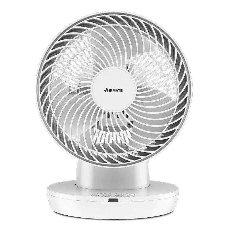 艾美特(Airmate) 电风扇 CA18-R1 智能遥控 3档 空气循环扇 台式 预约定时 台扇 电扇 风扇 空调伴侣