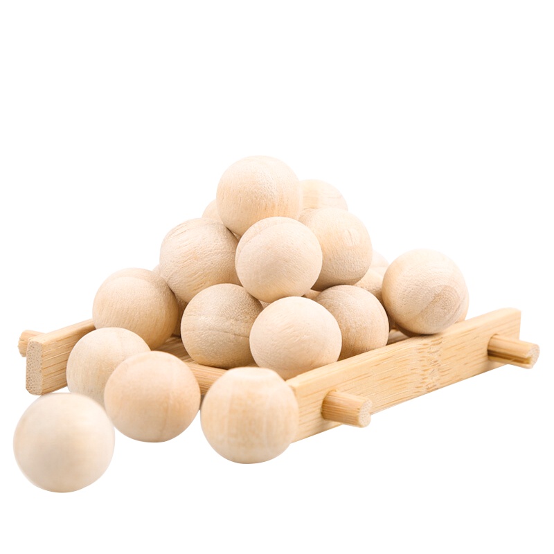 绿之源 香樟木球樟木球块 书桌衣柜防霉防蛀虫去除甲醛20粒裝(1.8cm)樟脑丸Z-0558