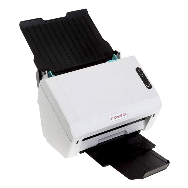 方正(FOUNDER)S8500扫描仪A4高速高清彩色双面自动进纸CCD馈纸式国产扫描仪 黑白色