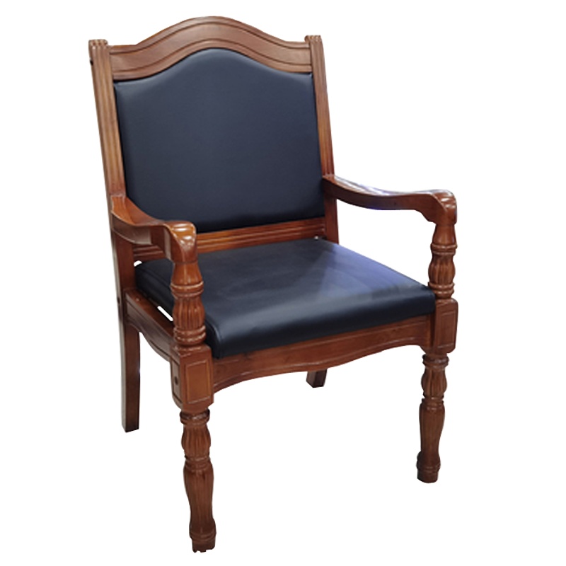 瑞丰杰 会议椅实木电脑椅开会椅RJ-Y1229扶手雕花靠背椅餐椅职员椅办公椅