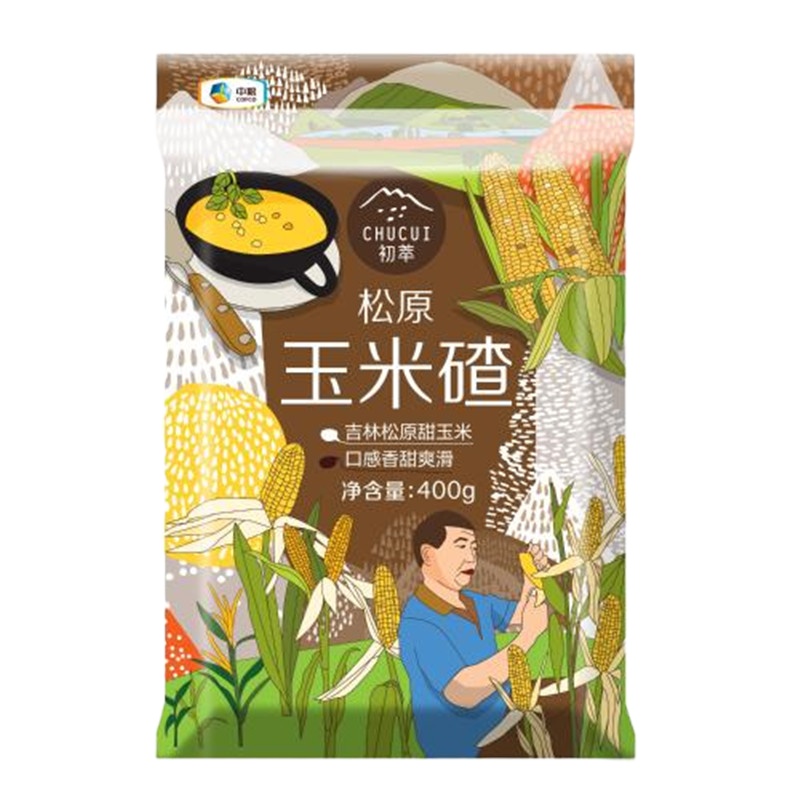 初萃 松原玉米碴400g