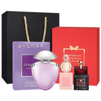 [品牌授权]BVLGARI宝格丽 醉美女神香水礼盒(紫晶25ml+醉美兰香5ml+玫香金漾5ml)