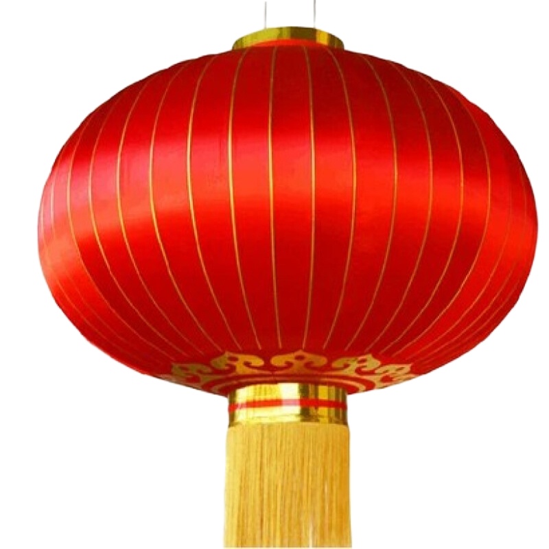 欢度国庆佳节绒布灯笼 直径1.5