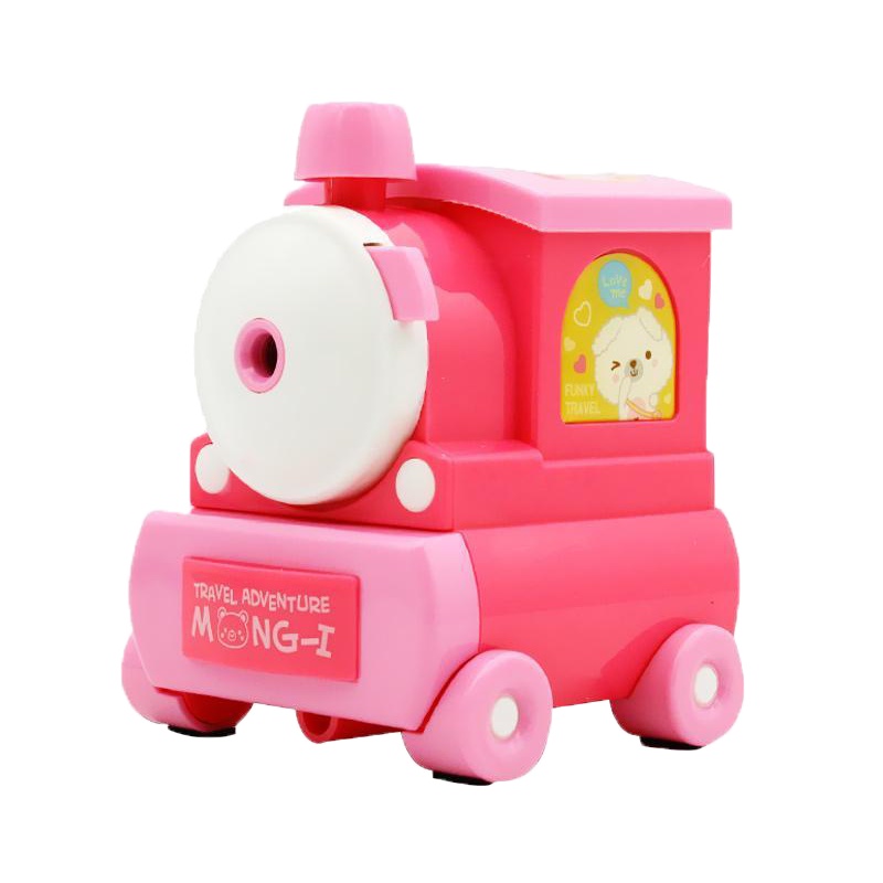 得力(deli)0614火车头卷笔刀 颜色随机 单个装