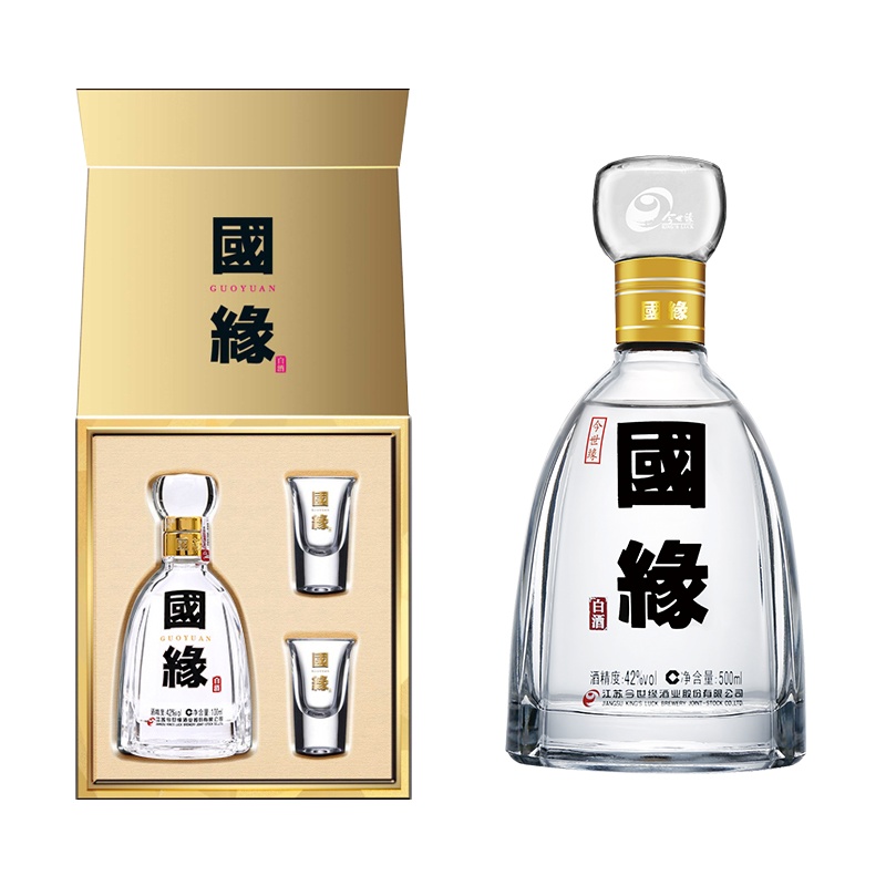 国缘四开42度100mL酒具礼盒