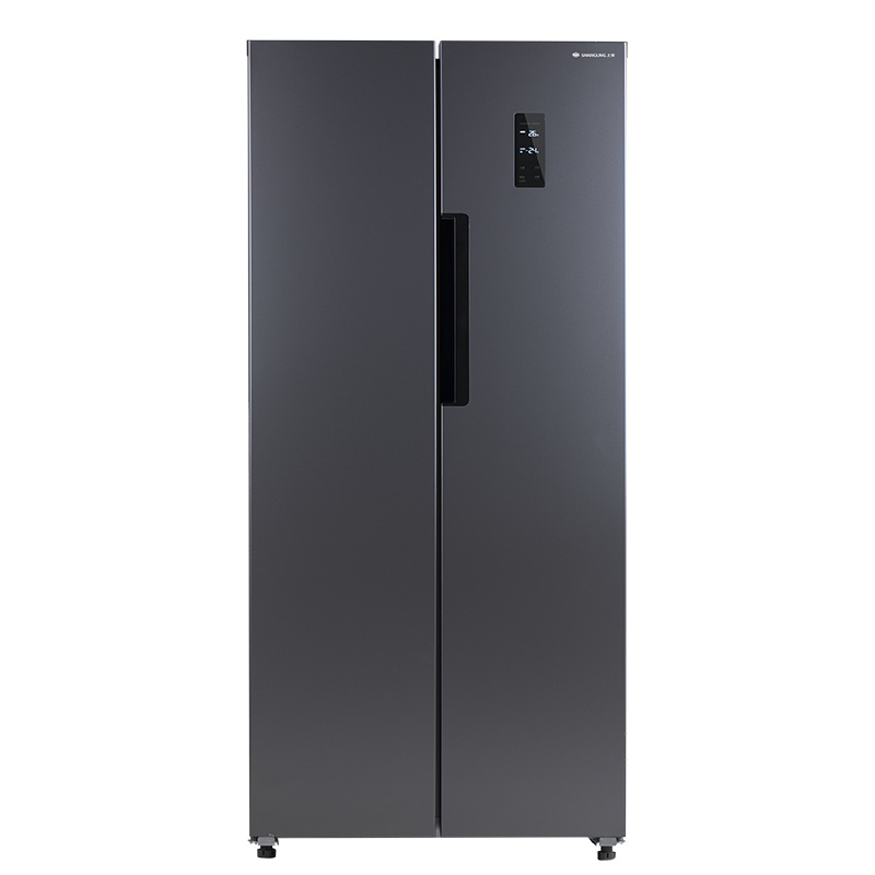 上菱 401升对开门冰箱 一级能效 风冷无霜 双变频节能 净味抗菌 电脑控温 大容量用电冰箱 BSE401PWL银河灰