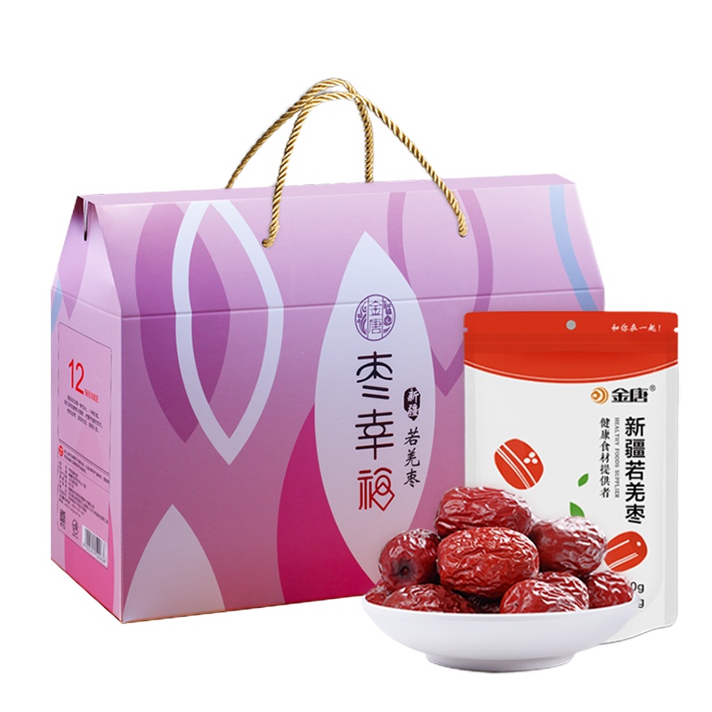 金唐枣幸福组合 补血养气 若羌栆1200g(100g*12袋)香甜可口