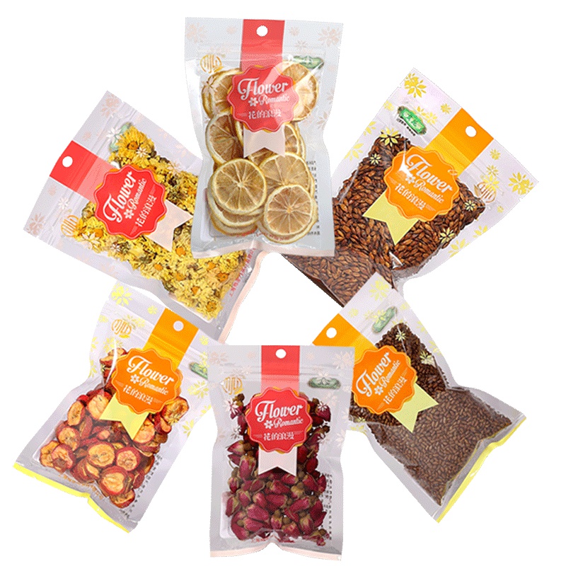 贡苑 花草茶 柠檬片山楂干决明子大麦茶玫瑰花茶胎菊花茶320g