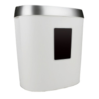 得力(deli)碎纸机 17L办公家用粉碎机 白色9929