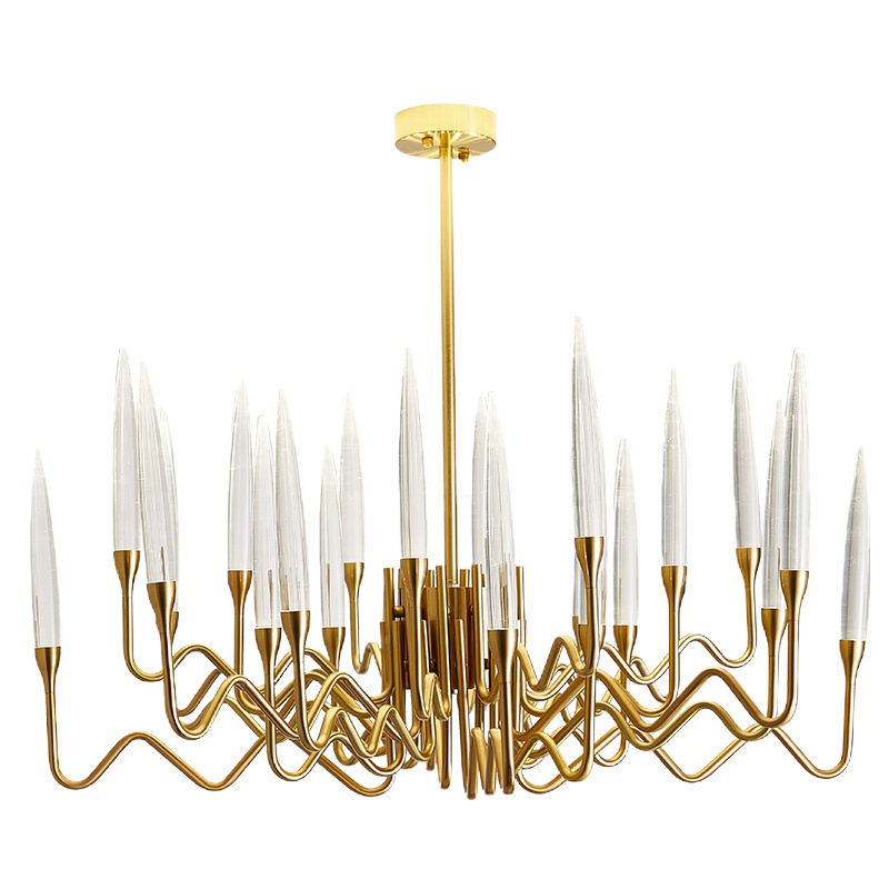 七只蚂蚁水晶吊灯客厅轻奢吊灯后现代轻奢吊灯轻奢客厅水晶吊灯后现代简约大气酒店样板房led树枝艺术大厅吊灯BL926