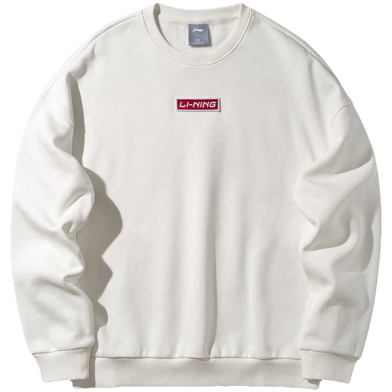 【自营】李宁运动时尚系列男女同款套头卫衣AWDP696-5