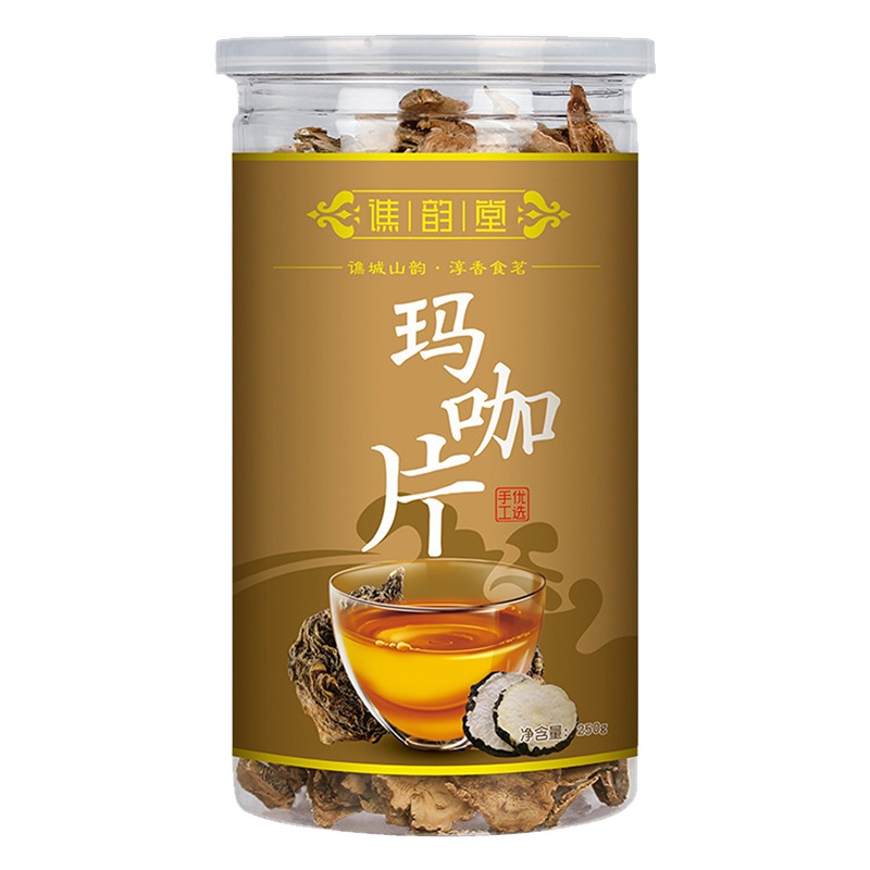 谯韵堂玛咖片250g/罐养生茶花草茶干片玛咖泡茶玛卡干果片泡酒料马卡男人喝泡水喝茶