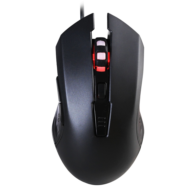 魔蝎手(mogegame) M600 USB有线游戏鼠标 安静鼠标 宏鼠标 可编程办公鼠标 绝地求生吃鸡黑色