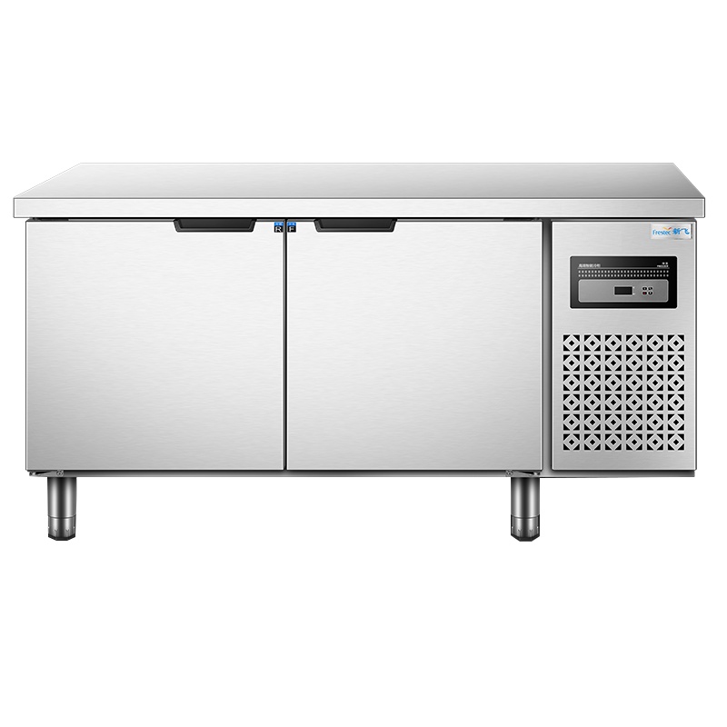 新飞(Frestech)商用厨房 冷藏工作台 冷藏保鲜 大容量 冷藏柜 冰柜 不锈钢卧式 1280单温冷藏