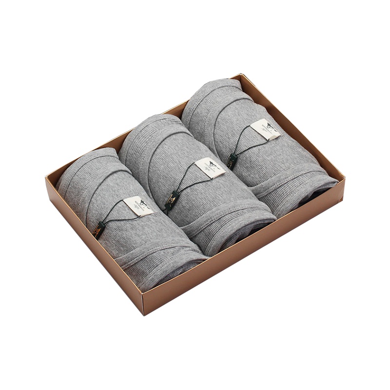 七匹狼 3件盒装男士运动吸汗背心全棉粗针罗纹透气背心男